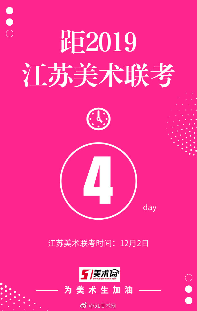 各省美术联考倒计时!为美术生加油!