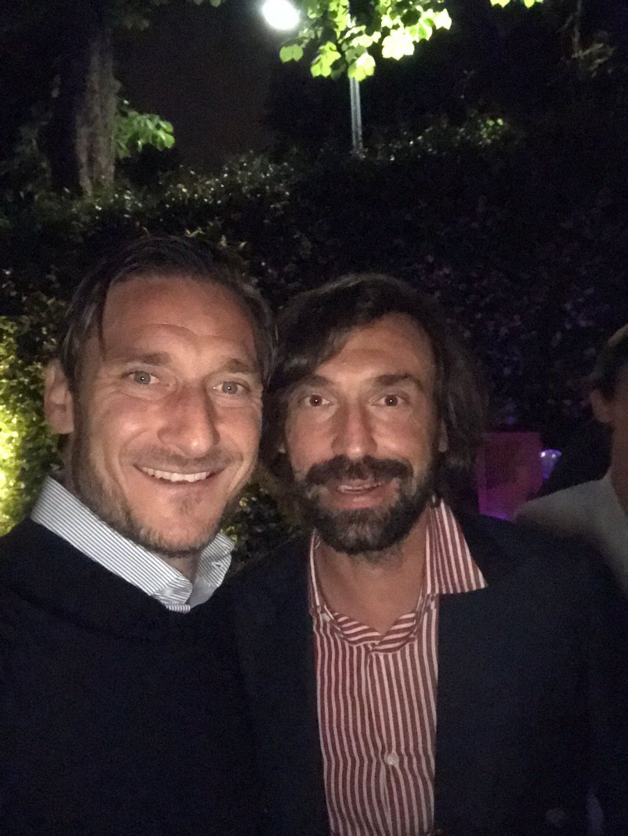 在昨晚的皮尔洛告别赛上,50多位意甲传奇名宿