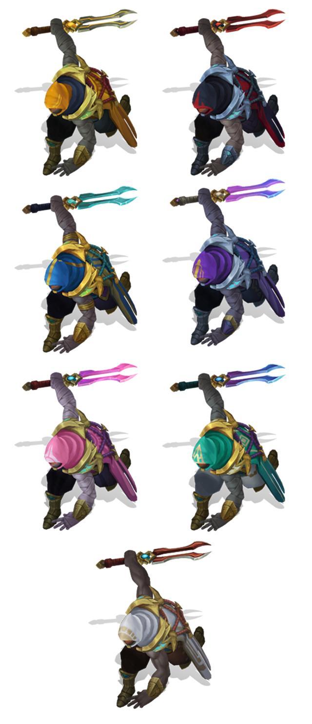 LOL新版本所有皮肤一览:派克沙尘暴十字斩!