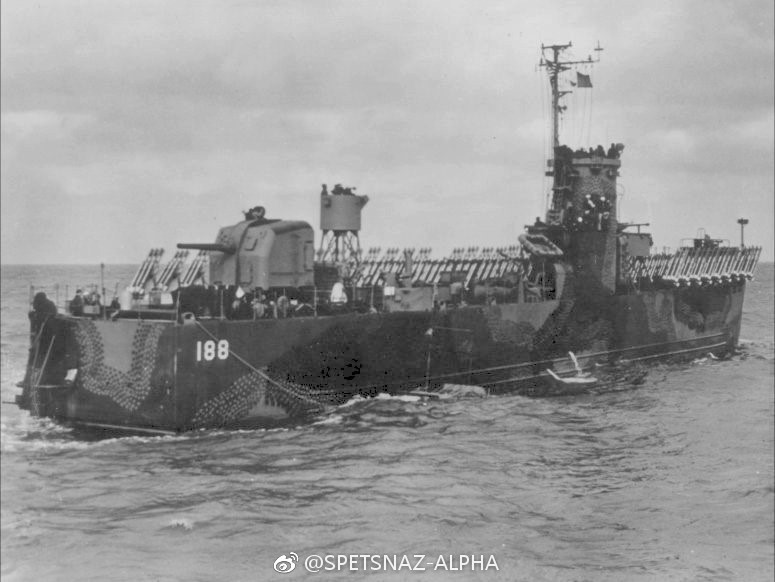 美海军在二战时期曾经以现役的中型登陆舰为基础改进过登陆支援舰