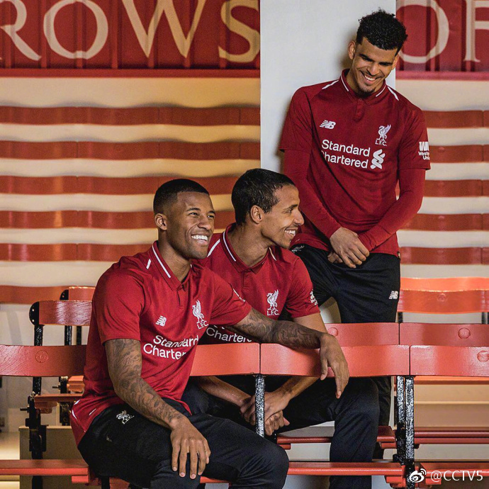 利物浦官方发布18\/19赛季主场球衣