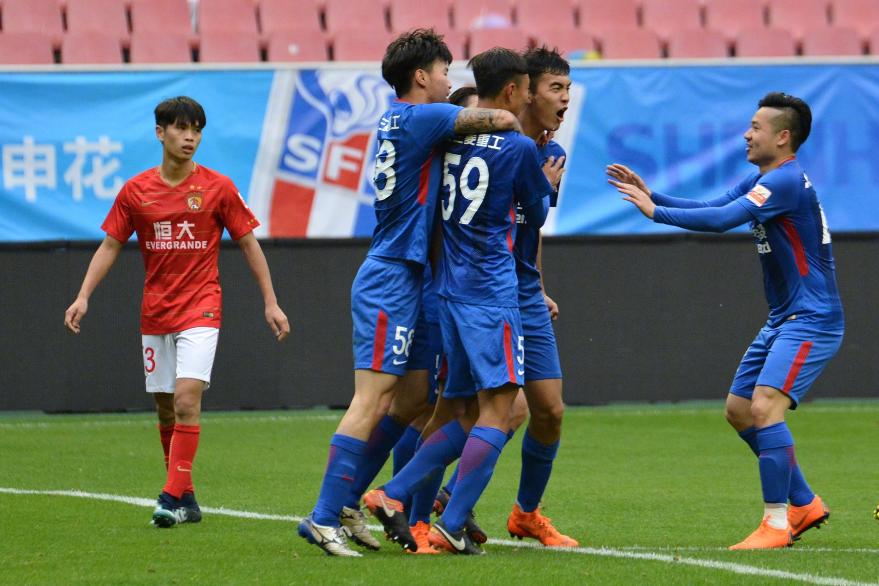 北京时间4月14日下午,2018中超预备队联赛第