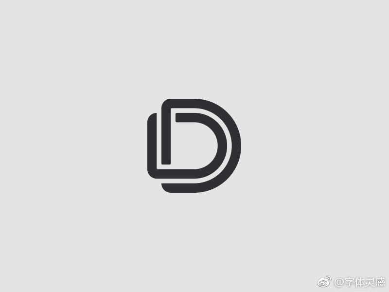 d字母logo设计