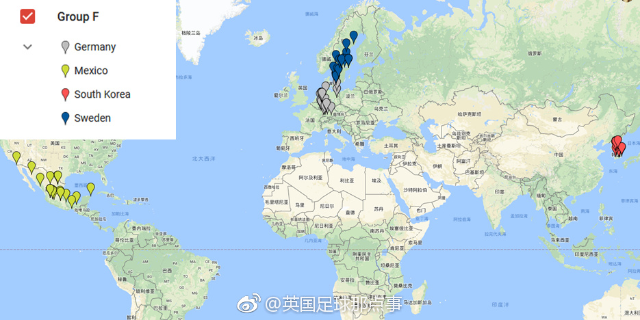 外国球迷制作的俄罗斯世界杯32强所有736名球