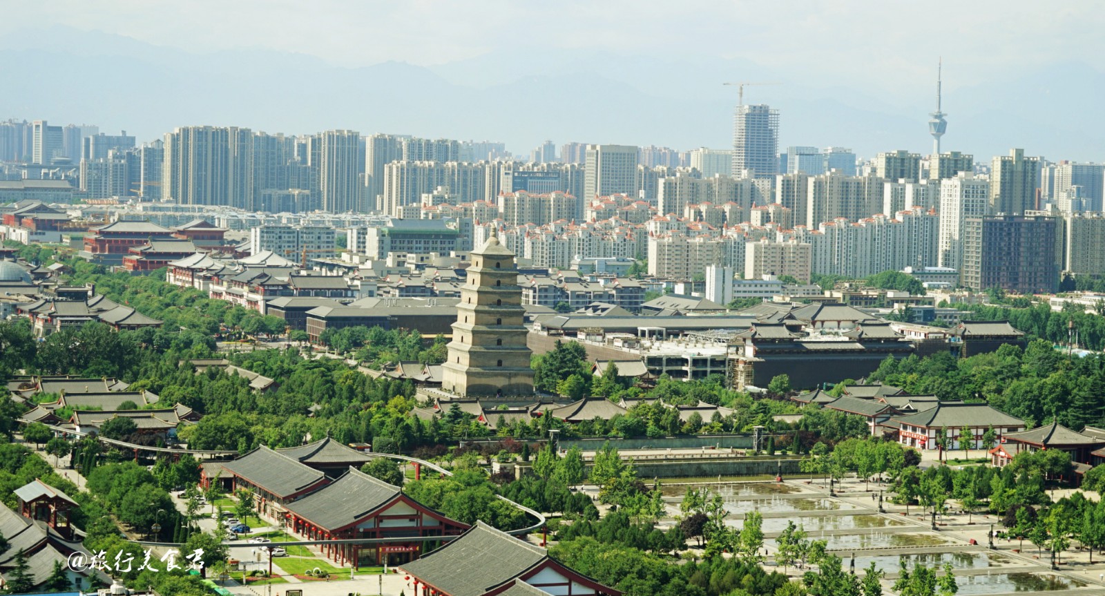 这才是打开西安的最佳方式,从这角度看大雁塔,你遇见过吗