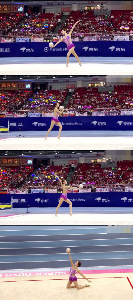 惢心陈小纭在超新星运动会上演体操芭蕾,网友