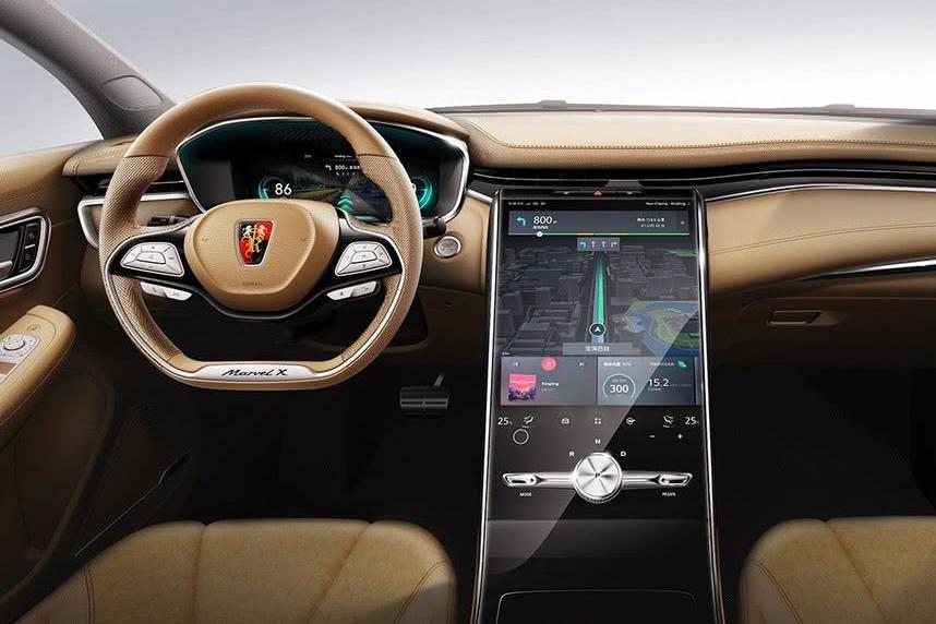 这辆国产纯电动SUV内饰竟比特斯拉还炫酷 蔚来的压力大了