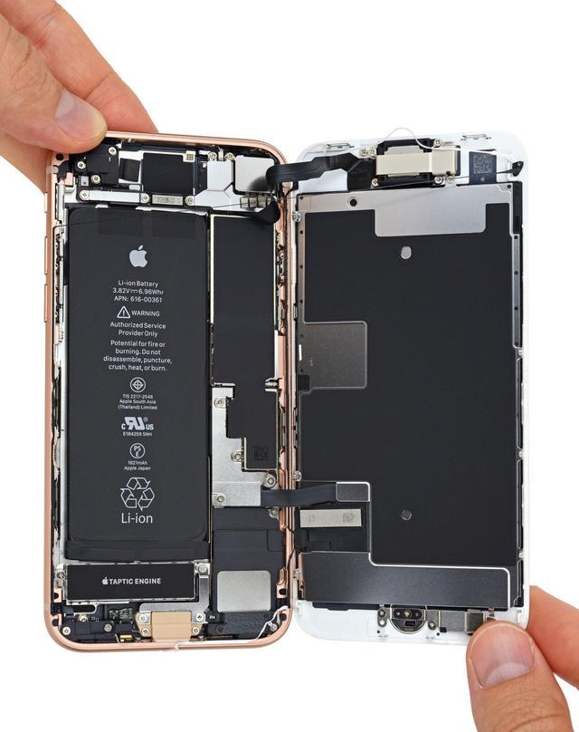 iphone8拆机高清图片 iPhone8内部结构图 苹果8拆机图