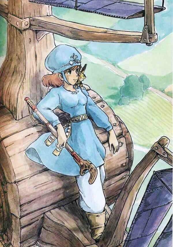 手绘作品|宫崎骏四十年动漫,带有温度的原画手稿