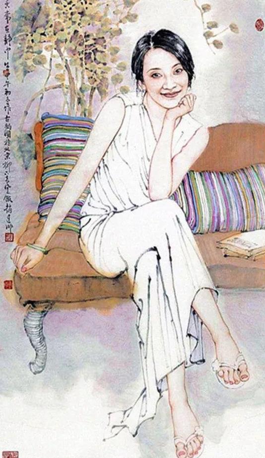 赵建成写实水墨人物画作品欣赏