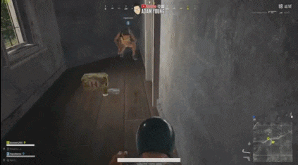吃鸡gif: 教科书式苟且偷生 阿三都做不来的摩托特技