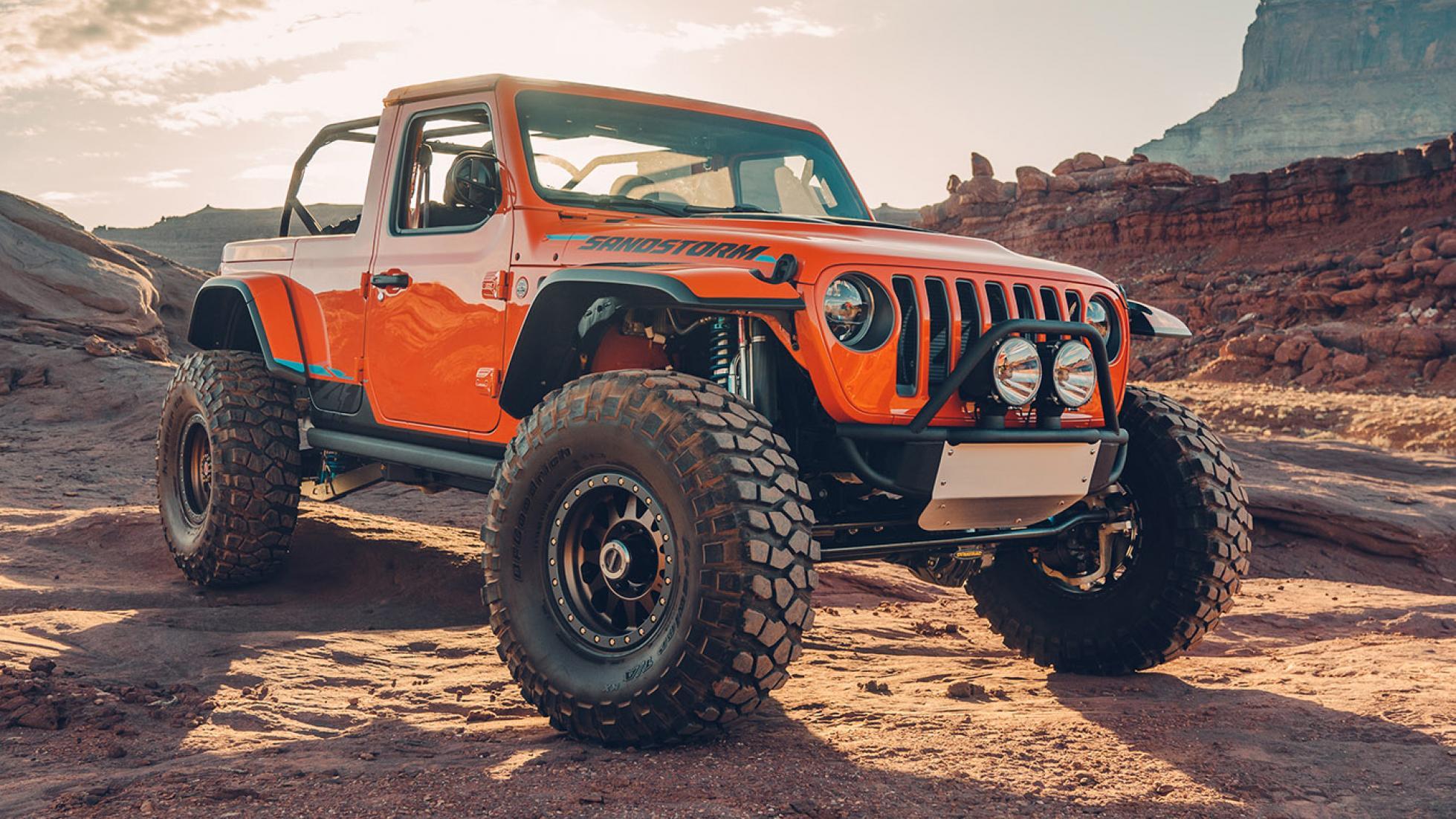 吉普牧马人“沙尘暴” ,这是一款沙漠赛车,升级版的牧马人,搭载6_新浪看点