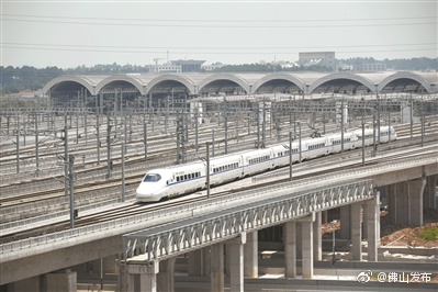佛山西站争取增加直通香港的班次
