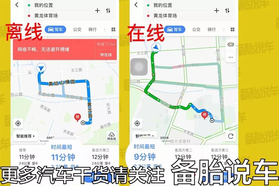 离线导航和在线导航有什么区别?