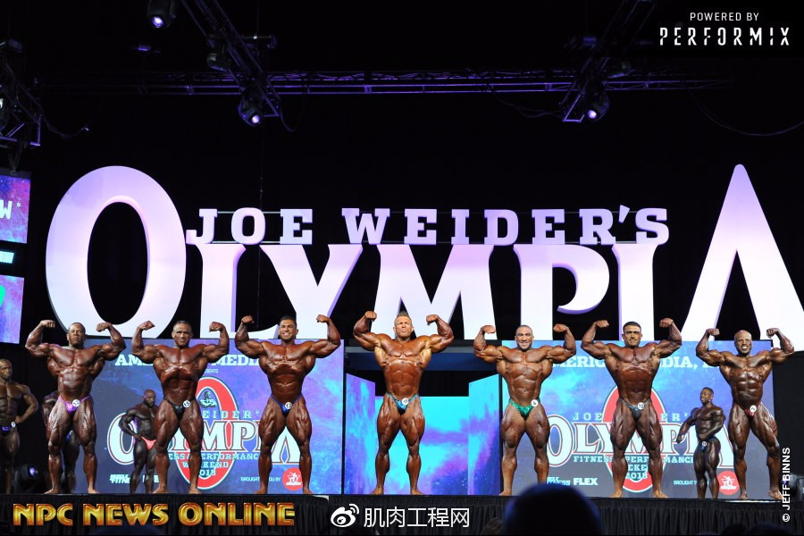 (套图)2018年奥赛职业组男子健美212磅以下级预赛比较