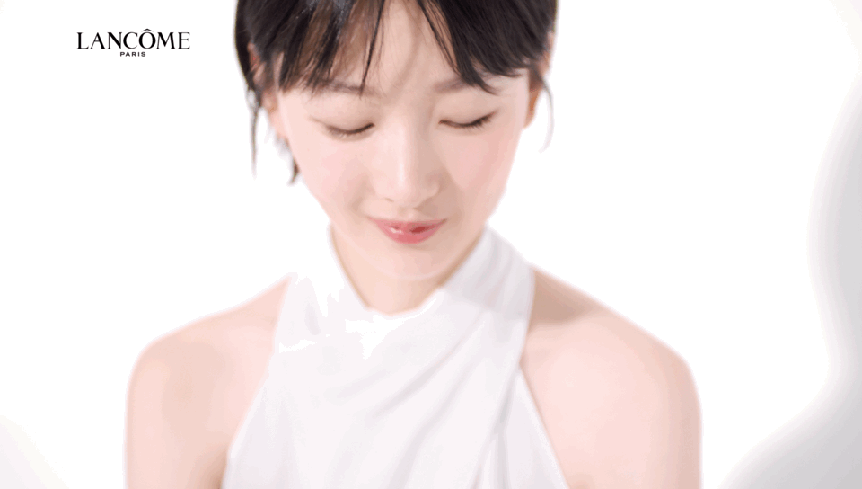 周冬雨 x lancome 七夕纯白少女清新来袭