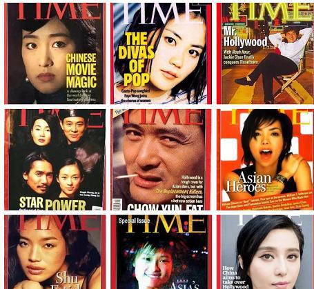 王菲于1996年成为第一位登上时代周刊的华人歌手.