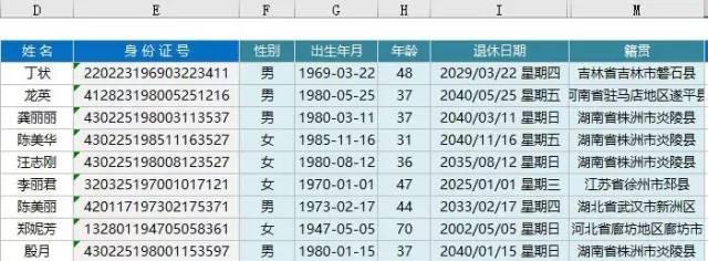 整理出 HR常用的Excel函数公式大全(共21个)