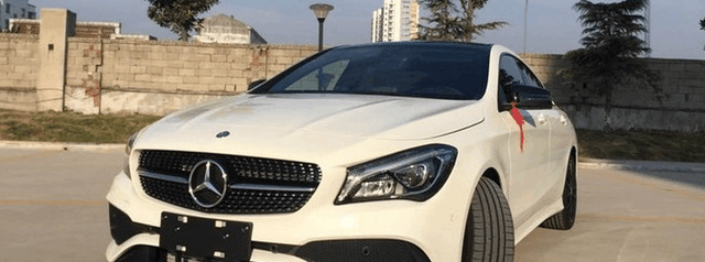 自己掏5万, 进口奔驰CLA260四驱车, 无边框车门真装x