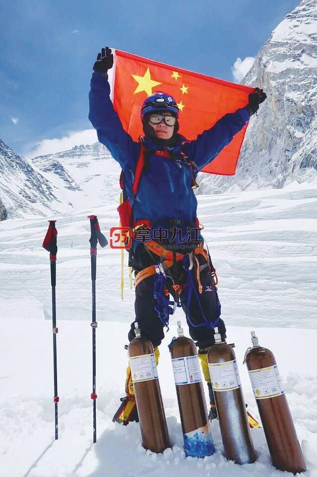 厉害了!九江退伍军人韩啸成功登顶珠峰!江西本