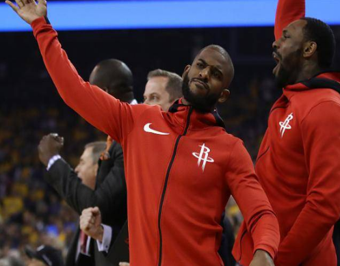 勇士对火箭,勇士获胜,还是要打第七场了。