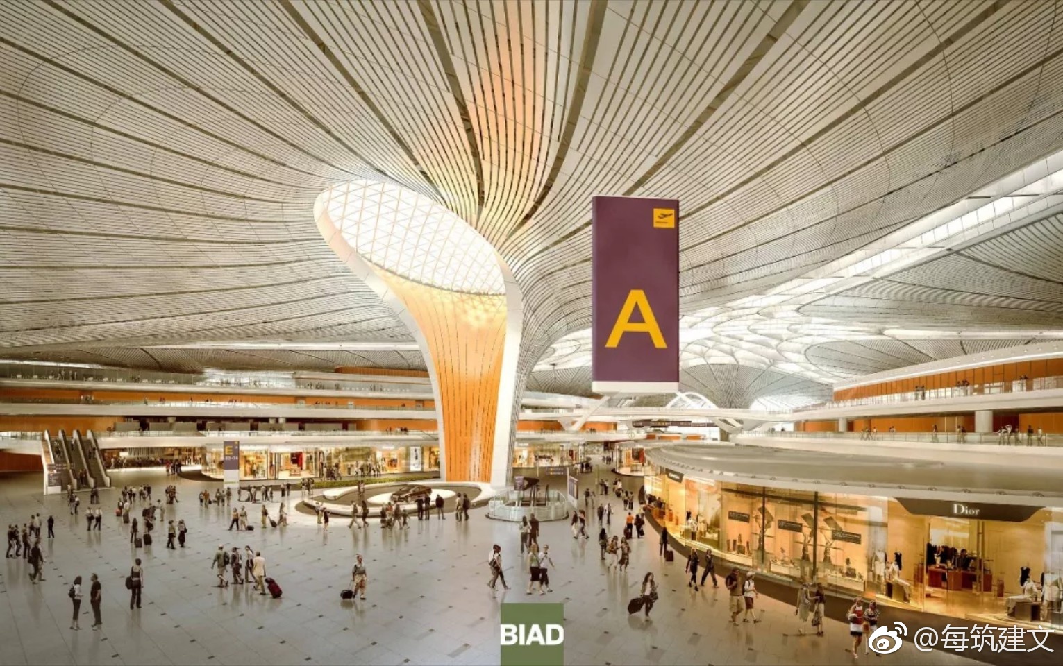 北京新机场官方效果图