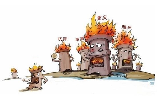 中国最热的四大"火炉城市",重庆当仁不让,有一个还是