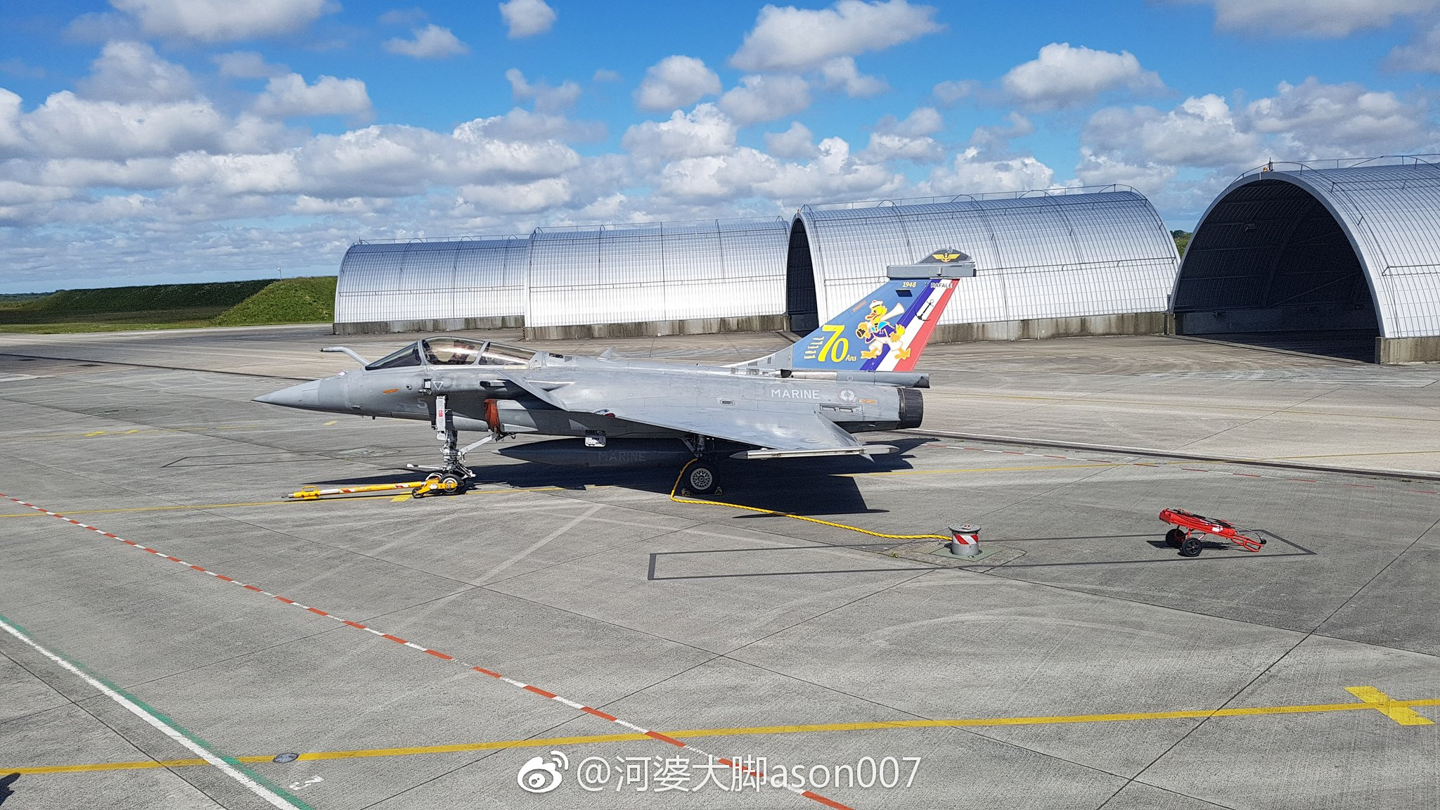 法国海军航空兵第12舰载机中队成立70周年涂装