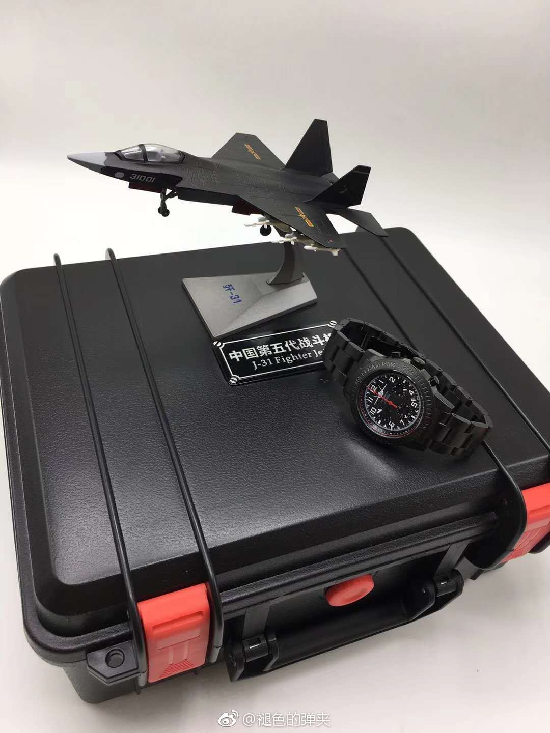 内部定制版鹞鹰歼31战斗机手表