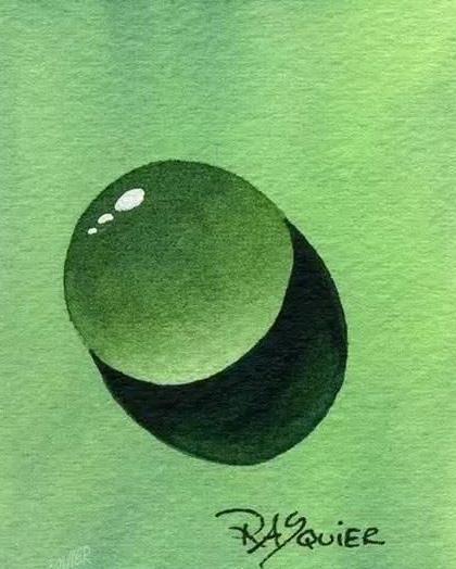 「绘画教程」教你用水彩画个晶莹剔透的小水滴,还挺逼真的哦