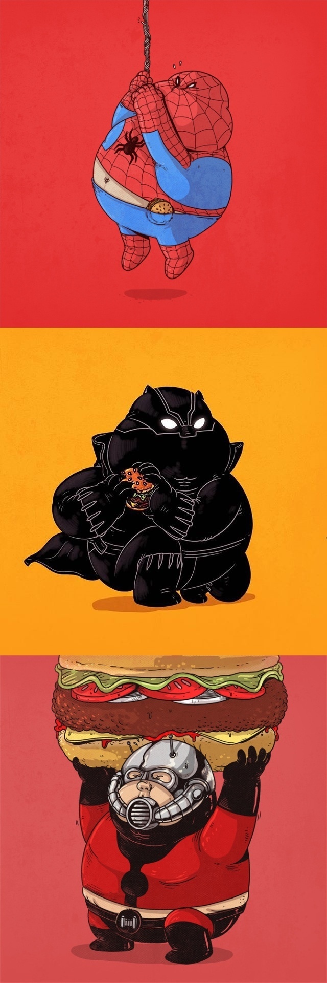 美国插画师alex solis脑洞大开,制作了一组