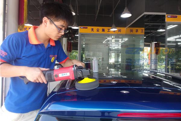 新车有必要做镀晶吗？广州壹捷大众途观汽车漆面SONAX镀晶实拍