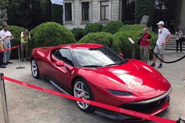 法拉利展出一台新车 全世界只有一个人拥有