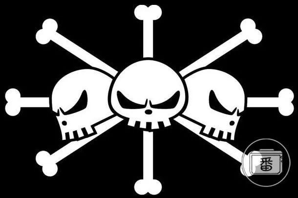 而作出这个猜测的依据:第一是黑胡子海贼团的海贼旗是三个骷髅头