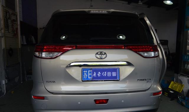 见证专业力 丰田普瑞维亚隔音改装STP隔音-苏州广东仔音响