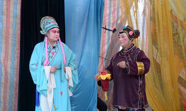 博爱县怀邦剧团直属剧团演出的传统怀梆戏“老少换”剧照图集