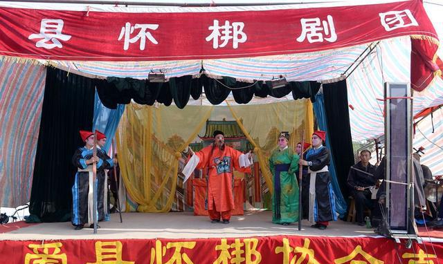 博爱县怀邦剧团直属剧团演出的传统怀梆戏“老少换”剧照图集