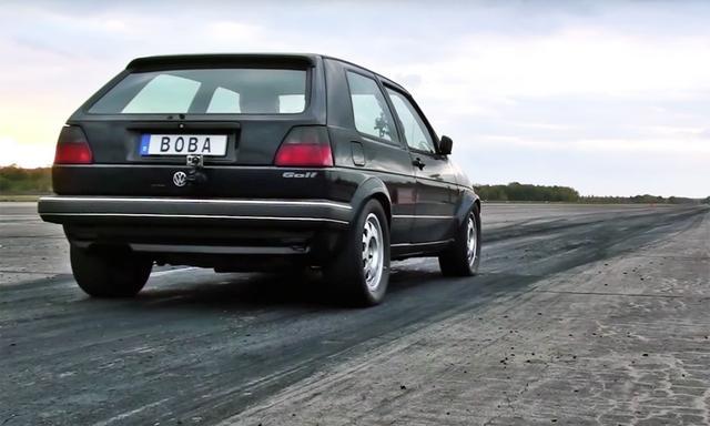 史上最强高尔夫！1,233 hp 的 Volkswagen Golf MK2 ！