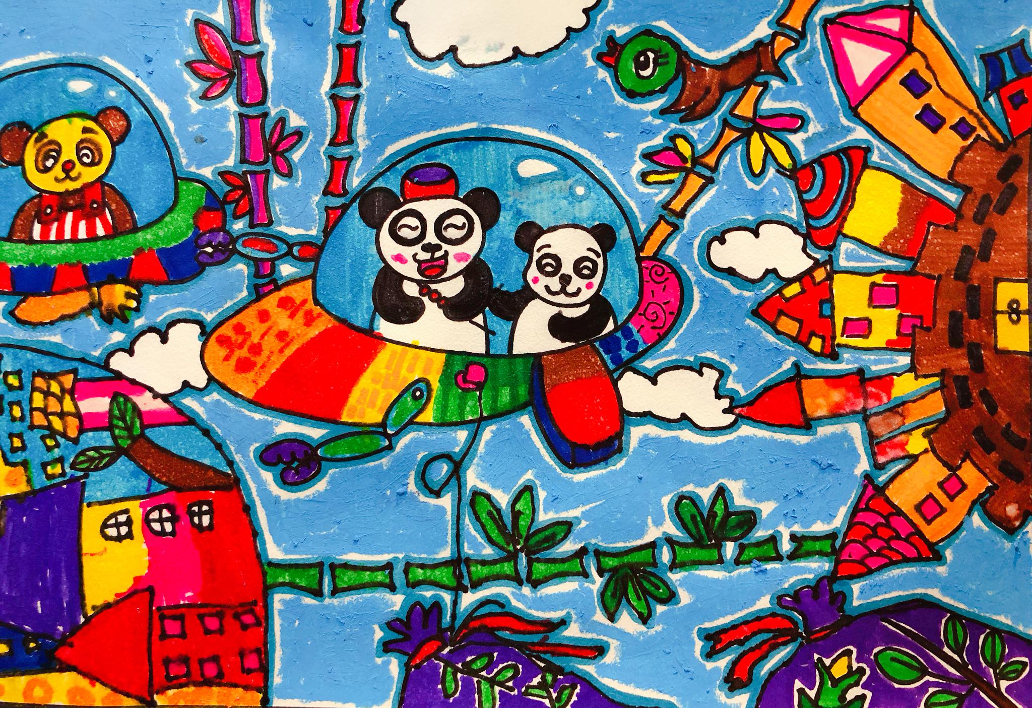 第二届"美丽中国"青少年书画比赛金奖作品