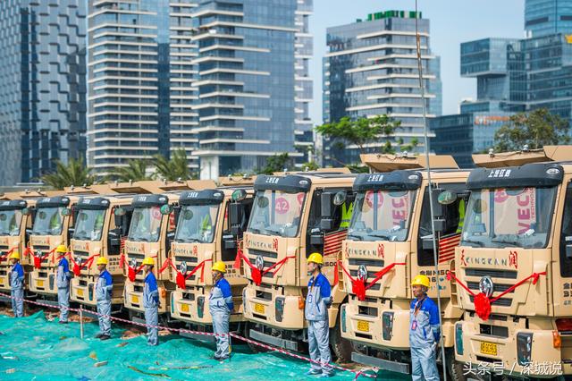 深圳第一批新型泥头车上路!盲区智能提示系统