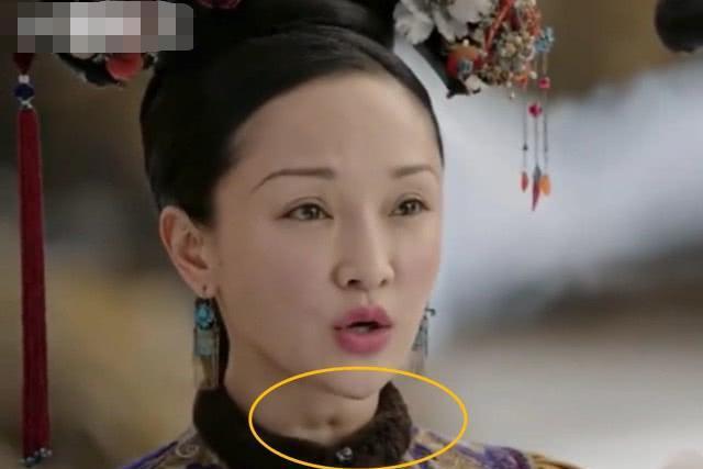 周迅在《如懿传》中全程用围巾遮挡脖子,居然