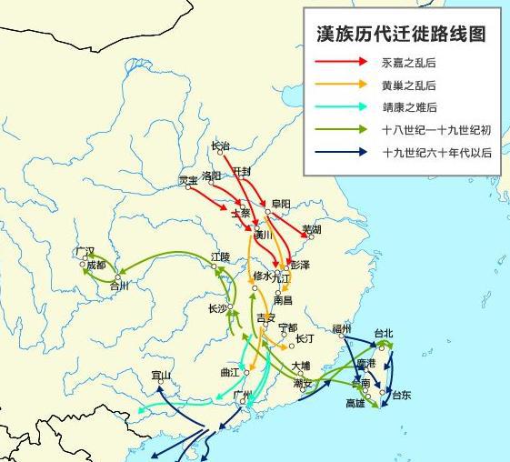 上古八大姓氏直系后裔今何在?一张图看出