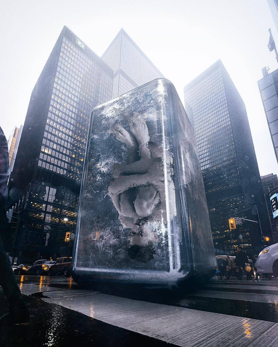 惊人的赛博朋克和后世界末日的都市风景 | 加拿大多才