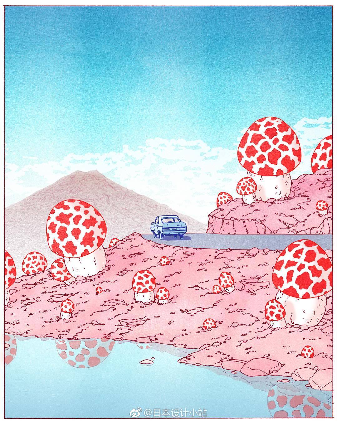 by插画家Liam Cobb,第一张不是波点女王草间