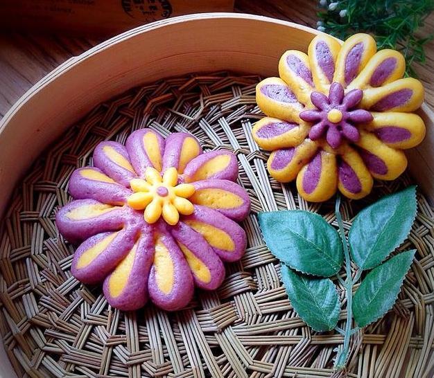菊花馒头