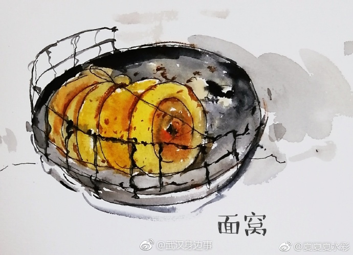武汉地道早餐～热干面,豆皮,面窝,麻园,粉条油条豆浆