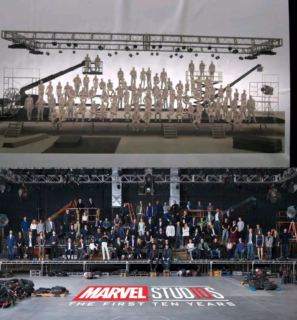 漫威十年大合照，这次终于把抖森P上去了!