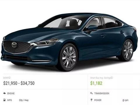 2018款马自达6北美上市，2.5T加四驱才卖14万，比思域还便宜！