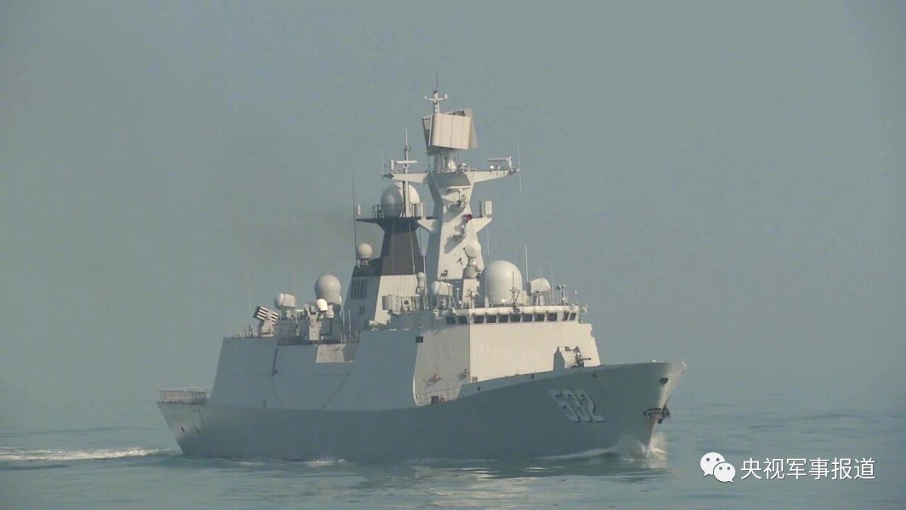 驱逐舰支队练兵:好多054A