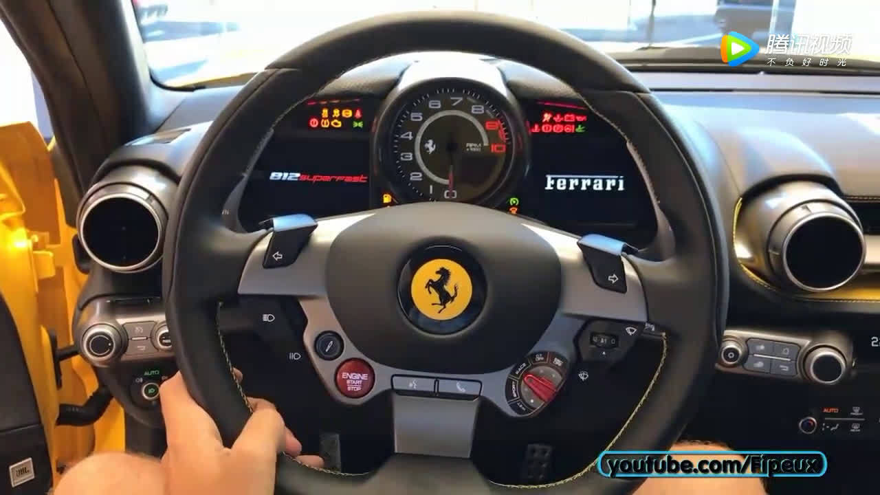 按下启动按钮，才知道啥叫超级跑车！  ​